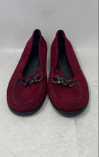Load image into Gallery viewer, Stuart Weitzman Mens Red Suede Slip-On Round Toe Loafer Dress Shoes Size 12M
