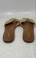 Load image into Gallery viewer, Aldo Womens Glaeswen Beige Open Toe Slip-On Flat Slide Sandals Size 8
