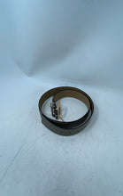 Load image into Gallery viewer, Michael Kors Womens MKB533797C Gray Brown Leather Adjustable Belt Size L
