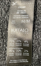 Load image into Gallery viewer, Buffalo David Bitton Womens Black Heather Long Sleeve Pullover Sweater Size M
