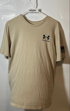 Load image into Gallery viewer, Under Armour Mens Brown Freedom Flag Short Sleeve Pullover T-Shirt Size Medium

