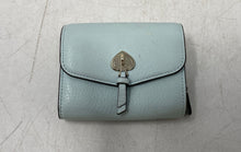 Load image into Gallery viewer, Kate Spade New York Womens Marti Light Blue Flap Mini Coin Wallet
