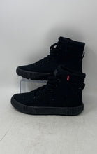 Load image into Gallery viewer, Levi's Womens 520571A481 Black Round Toe High Top Lace-Up Sneaker Shoes Size 8
