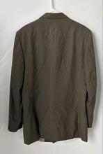 Load image into Gallery viewer, Hugo Boss Mens Green Wool Long Sleeve Double Breasted 6-Button Blazer Size 40
