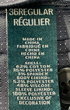 Load image into Gallery viewer, Perry Ellis Mens Blue Long Sleeve Notch Lapel Collar Two-Button Blazer Size 36R
