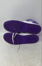 Load image into Gallery viewer, Nike Kids Air Jordan 1 Mid DQ8423-511 Purple Lace-Up Sneaker Shoes Size 5.5Y
