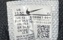Load image into Gallery viewer, Nike Kids Air Max 90 CD6867-001 Black Low Top Lace-Up Sneaker Shoes Size 13.5C
