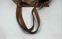 Load image into Gallery viewer, Michael Kors Womens Jet Set Brown Signature Print Double Handle Shoulder Bag
