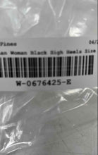 Load image into Gallery viewer, Cole Haan Womens Black Bow Peep Toe High Stiletto Slingback Heels Size 7B
