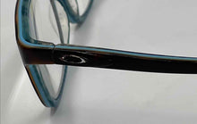 Load image into Gallery viewer, Authentic Oakley Taunt Women's Brown Blue Tortoise Plaid Glasses
