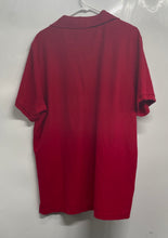 Load image into Gallery viewer, U.S. Polo Assn. Mens Red Short Sleeve Button Front Collared Polo Shirt Size XL
