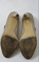 Load image into Gallery viewer, Kelly &amp; Katie Womens Caris Beige Round Toe Buckle High Pump Heels Size 6
