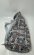 Load image into Gallery viewer, Vera Bradley Womens Multicolor Floral Adjustable Strap Inner Pockets Sling Bag
