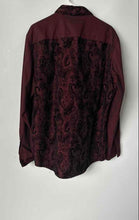 Load image into Gallery viewer, INC International Concepts Mens Brown Floral Long Sleeve Button-Up Shirt Size L
