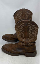 Load image into Gallery viewer, Rebel By Durango Mens Dark Brown Leather Pull-On Western Boots Size 11.5 EE
