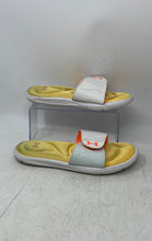 Load image into Gallery viewer, Under Armour Womens Ignite 9 3022717-113 White Yellow Slide Sandals Size 9
