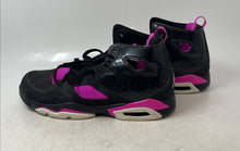 Load image into Gallery viewer, Nike Boys Air Jordan Flight Club 91 Black Purple Lace-Up Sneakers Shoes Sz 9.5Y

