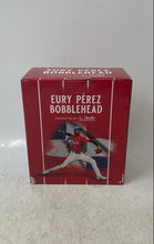 Load image into Gallery viewer, Miami Marlins Eury Perez #39 Bobblehead Presentation By UHealth In Box
