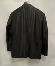 Load image into Gallery viewer, Ferrecci Italy Mens Black Notch Lapel Pockets Two-Button Blazer Jacket No Size
