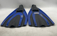 Load image into Gallery viewer, Mares Avanti Superchannel Blue Black Full-Foot Scuba Snorkeling Fins Size 36-37
