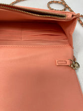 Load image into Gallery viewer, Bebe Womens Orange Leather Studded Mini Shoulder Crossbody Bag
