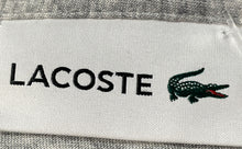 Load image into Gallery viewer, Lacoste Mens Gray Cotton Regular Fit Short Sleeve V-Neck T-Shirt Size L
