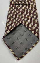 Load image into Gallery viewer, Valentino Mens Multicolor Printed Silk Keeper Loop Adjustable Designer Tie
