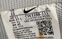 Load image into Gallery viewer, Nike Mens Air Force 1 '07 CW2288-111 White Low Top Lace-Up Sneaker Shoes Size 13
