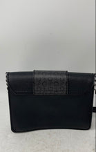Load image into Gallery viewer, Guess Womens Black Faux Leather Magnetic Small Rectangle Crossbody Bag
