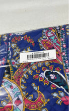 Load image into Gallery viewer, Vera Bradley Womens Blue Romantic Paisley Printed Quilted Zip Top Tote Handbag
