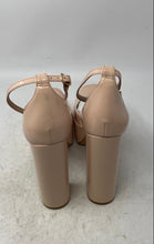 Load image into Gallery viewer, Aldo Womens Craybaen Beige Square Toe Block Platform Heels Size 8
