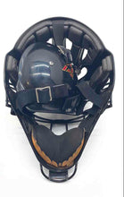 Load image into Gallery viewer, All-Star Unisex Black Adjustable Strap Baseball Hockey Style Catchers Helmet
