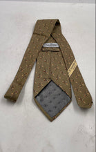 Load image into Gallery viewer, Valentino Mens Beige Printed Adjustable Keeper Loop Designer Tie
