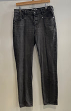 Load image into Gallery viewer, Karl Lagerfeld Paris Womens Black Button Front Belt Loops Straight Leg Jeans 10
