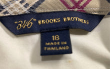 Load image into Gallery viewer, 346 Brooks Brothers Womens White Long Sleeve Regular Fit Button-Up Shirt Size 16
