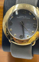 Load image into Gallery viewer, Authentic Marc By Marc Jacobs Women's Gold-Tone Watch Leather strap Taupe / Gray
