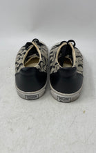 Load image into Gallery viewer, Coach Womens Gray Black Logo Print Lace-Up Low Top Sneaker Shoes Size 8.5B
