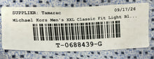 Load image into Gallery viewer, Michael Kors Mens Light Blue Geometric Classic Fit Button-Up Shirt Size XXL
