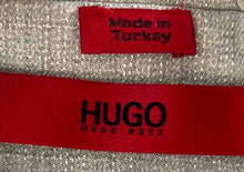 Load image into Gallery viewer, Hugo Boss Womens Gray Red Pockets Long Sleeve Two-Button Blazer Size 4
