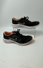 Load image into Gallery viewer, Nike Girls Downshifter 11 CZ3949-010 Black Peach Lace-Up Sneaker Shoes Size 5.5Y
