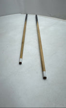 Load image into Gallery viewer, Lot Of 2 Pieces Wooden Indoor Billiard Game One-Piece Pool Cue Sticks
