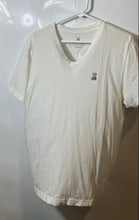 Load image into Gallery viewer, Psycho Bunny Mens White Cotton Short Sleeve V-Neck Pullover T-Shirt Size 5
