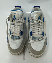 Load image into Gallery viewer, Authentic Nike Mens Air Jordan 4 White Blue Golf Shoes Size 6.5 Worn Dirty
