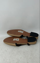 Load image into Gallery viewer, Asos Design Womens Latte Brown Black Leather Slip-On Slingback Sandals Size 9
