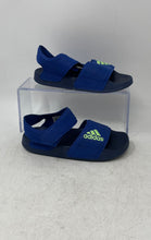 Load image into Gallery viewer, Adidas Kids Adilette ID2626 Blue Open Toe Flat Sports Sandals Size 12K
