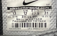 Load image into Gallery viewer, Nike Mens Air Force 1 Mid '07 315123-001 Black Lace-Up Sneaker Shoes Size 13
