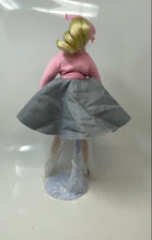 Load image into Gallery viewer, Pink Sweater Gray Felt Poodle Skirt Blonde Hair Peggy Sue Fashion Doll
