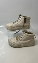 Load image into Gallery viewer, Michael Kors Kids White Gold Leather Lace-Up Sneakers Shoes Size 13
