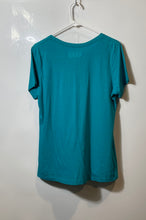 Load image into Gallery viewer, NFL Team Apparel Womens Aqua Cotton Miami Dolphins Graphic T-Shirt Size L
