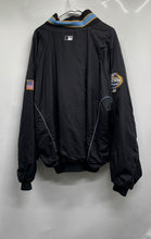 Load image into Gallery viewer, Majestic Mens Black Long Sleeve New York Yankees Windbreaker Jacket Size XXL
